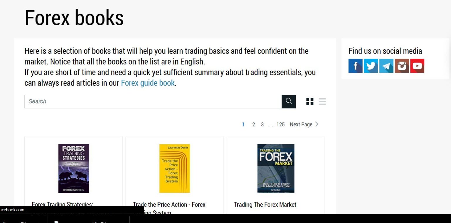 Forex books FBS offer